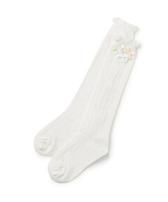 mezzo piano / メゾピアノ ソックス | リボンつき　ハイソックス