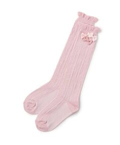 mezzo piano / メゾピアノ ソックス | リボンつき　ハイソックス