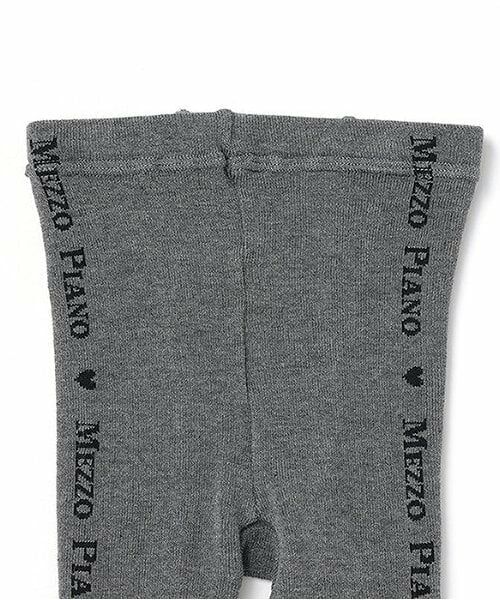 mezzo piano / メゾピアノ ソックス | サイドロゴ　リブレギンス　＆ソックスセット | 詳細1