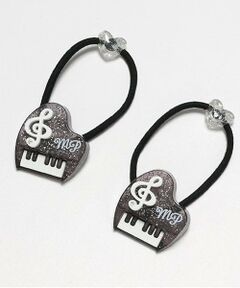 mezzo piano / メゾピアノ ヘアゴム・シュシュ | ピアノ　ヘアポニー2個セット