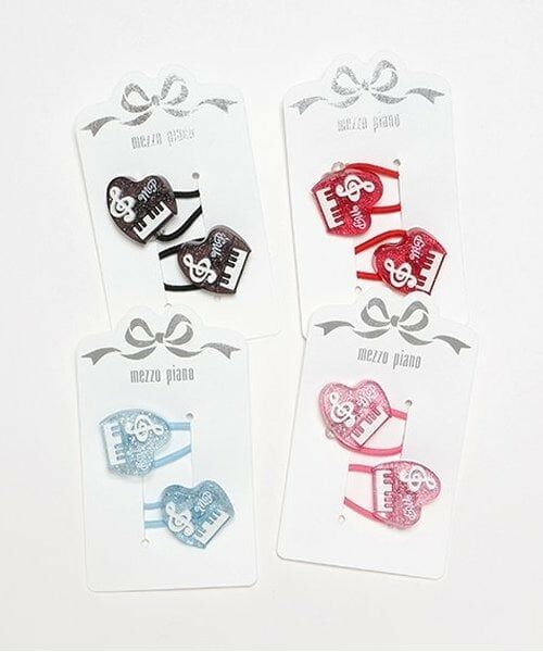 mezzo piano / メゾピアノ ヘアゴム・シュシュ | ピアノ　ヘアポニー2個セット | 詳細4