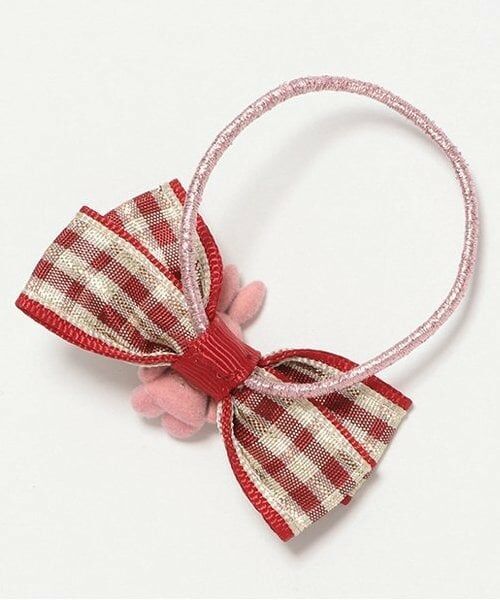 mezzo piano / メゾピアノ ヘアゴム・シュシュ | くま・うさぎリボン　ヘアポニー | 詳細1