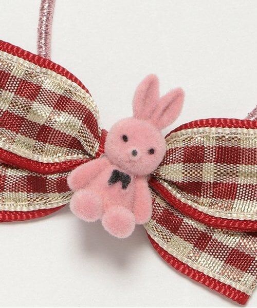 mezzo piano / メゾピアノ ヘアゴム・シュシュ | くま・うさぎリボン　ヘアポニー | 詳細3