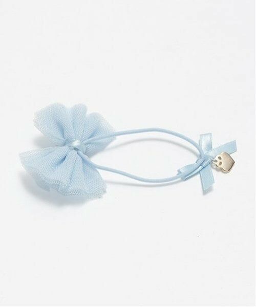 mezzo piano / メゾピアノ ヘアゴム・シュシュ | キラキラリボン　ヘアポニー2個セット | 詳細1