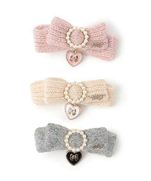 mezzo piano / メゾピアノ ヘアピン | リボンハート　ヘアクリップ | 詳細4