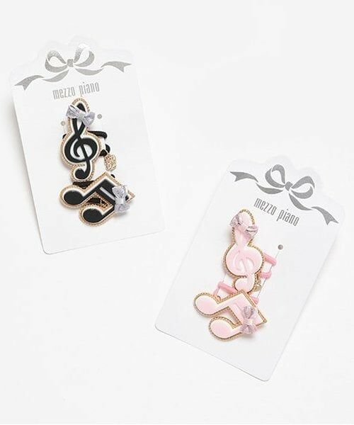 mezzo piano / メゾピアノ ヘアゴム・シュシュ | 音符　ヘアポニー2個セット | 詳細4