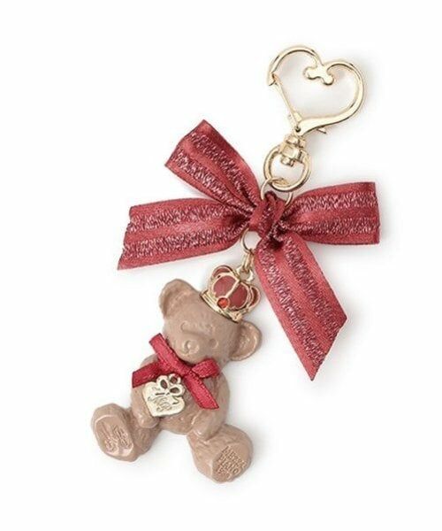 mezzo piano / メゾピアノ チャーム | クマチョコ　キーチャーム（薄ベージュ）