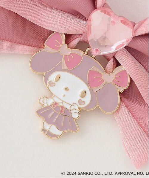 mezzo piano / メゾピアノ ヘアゴム・シュシュ | 【おめかしマイメロディ】リボン　ヘアポニー2個セット | 詳細2