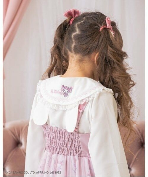 mezzo piano / メゾピアノ ヘアゴム・シュシュ | 【おめかしマイメロディ】リボン　ヘアポニー2個セット | 詳細6