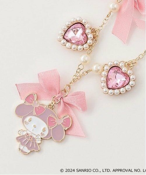 mezzo piano / メゾピアノ ネックレス・ペンダント・チョーカー | 【おめかしマイメロディ】リボンパール　ネックレス | 詳細3