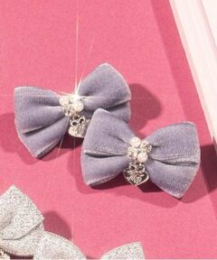 mezzo piano / メゾピアノ ヘアピン | ミニリボン　ヘアクリップ2個セット