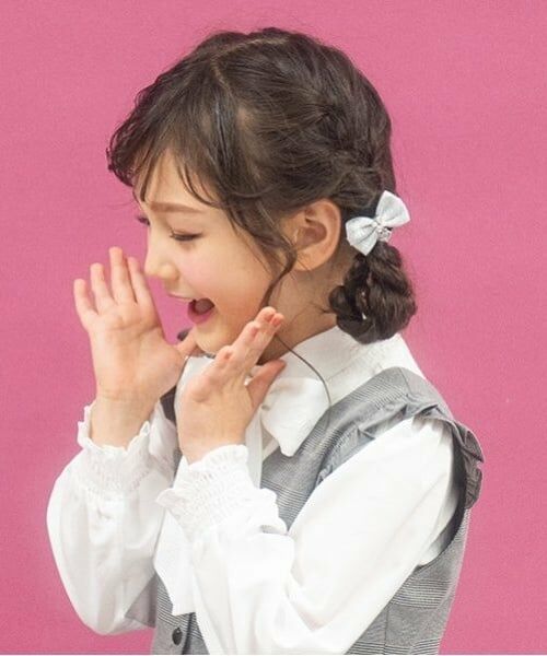 mezzo piano / メゾピアノ ヘアピン | ミニリボン　ヘアクリップ2個セット | 詳細13