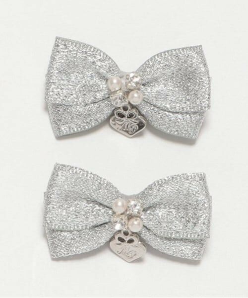 mezzo piano / メゾピアノ ヘアピン | ミニリボン　ヘアクリップ2個セット | 詳細8