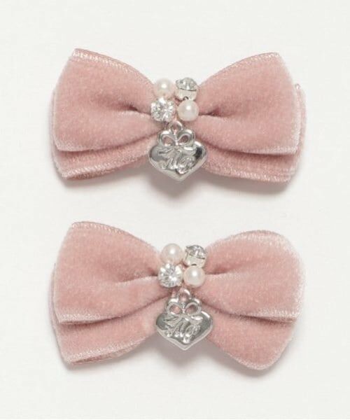 mezzo piano / メゾピアノ ヘアピン | ミニリボン　ヘアクリップ2個セット | 詳細9