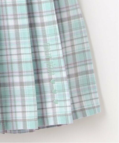mezzo piano / メゾピアノ ショート・ハーフ・半端丈パンツ | 移動ポケットつき　チェックプリーツスカパン | 詳細11