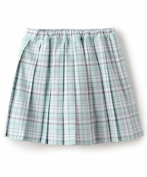 mezzo piano / メゾピアノ ショート・ハーフ・半端丈パンツ | 移動ポケットつき　チェックプリーツスカパン | 詳細5