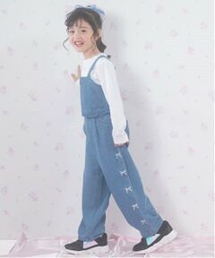 mezzo piano / メゾピアノ その他パンツ | あったか裏起毛デニム　ワイドパンツ