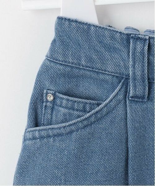 mezzo piano / メゾピアノ その他パンツ | あったか裏起毛デニム　ワイドパンツ | 詳細15