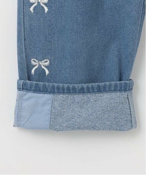 mezzo piano / メゾピアノ その他パンツ | あったか裏起毛デニム　ワイドパンツ | 詳細17