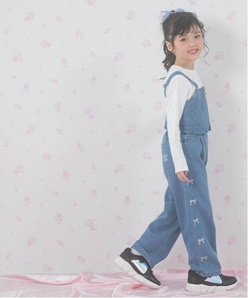 mezzo piano / メゾピアノ その他パンツ | あったか裏起毛デニム　ワイドパンツ | 詳細2