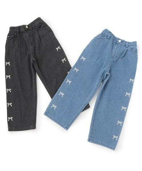 mezzo piano / メゾピアノ その他パンツ | あったか裏起毛デニム　ワイドパンツ | 詳細20