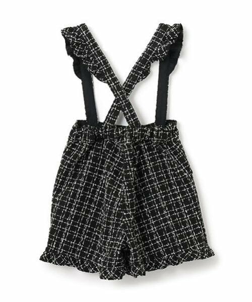 mezzo piano / メゾピアノ ショート・ハーフ・半端丈パンツ | 吊りつき　ツィード　ショートパンツ | 詳細11