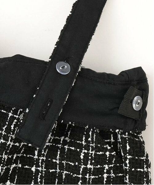 mezzo piano / メゾピアノ ショート・ハーフ・半端丈パンツ | 吊りつき　ツィード　ショートパンツ | 詳細14