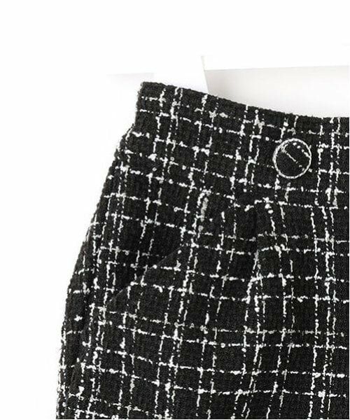 mezzo piano / メゾピアノ ショート・ハーフ・半端丈パンツ | 吊りつき　ツィード　ショートパンツ | 詳細15