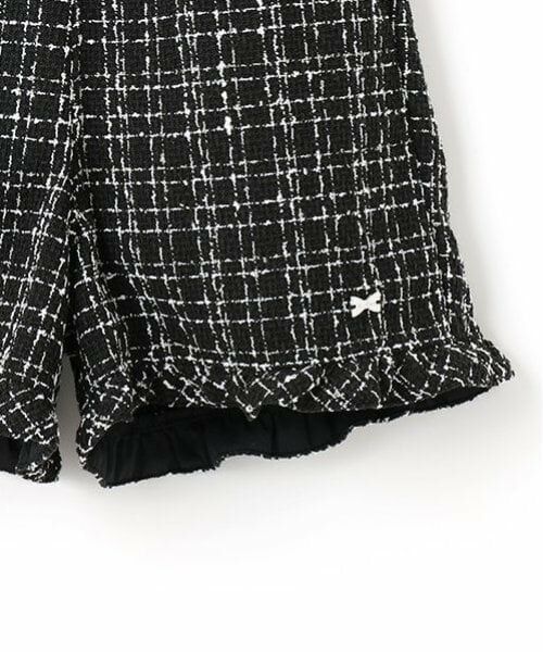 mezzo piano / メゾピアノ ショート・ハーフ・半端丈パンツ | 吊りつき　ツィード　ショートパンツ | 詳細16