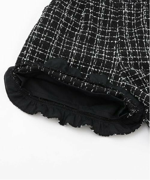 mezzo piano / メゾピアノ ショート・ハーフ・半端丈パンツ | 吊りつき　ツィード　ショートパンツ | 詳細17