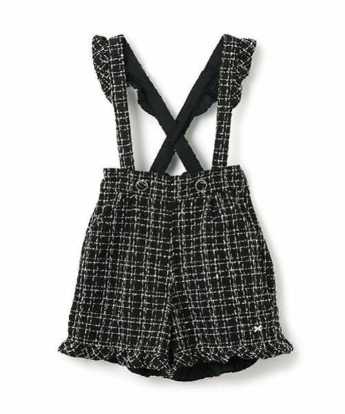 mezzo piano / メゾピアノ ショート・ハーフ・半端丈パンツ | 吊りつき　ツィード　ショートパンツ | 詳細21