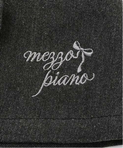 mezzo piano / メゾピアノ ショート・ハーフ・半端丈パンツ | あったか裏起毛デニム　プリーツラップショートパンツ | 詳細13