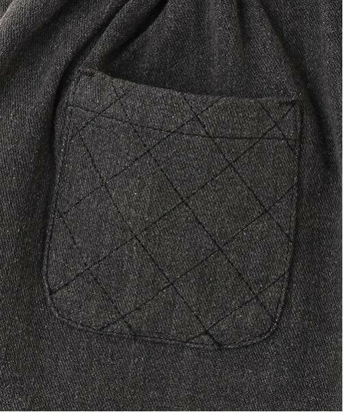 mezzo piano / メゾピアノ ショート・ハーフ・半端丈パンツ | あったか裏起毛デニム　プリーツラップショートパンツ | 詳細15