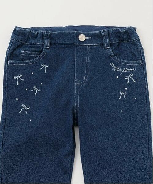 mezzo piano / メゾピアノ その他パンツ | あったかパウダーデニム　ロングパンツ | 詳細5