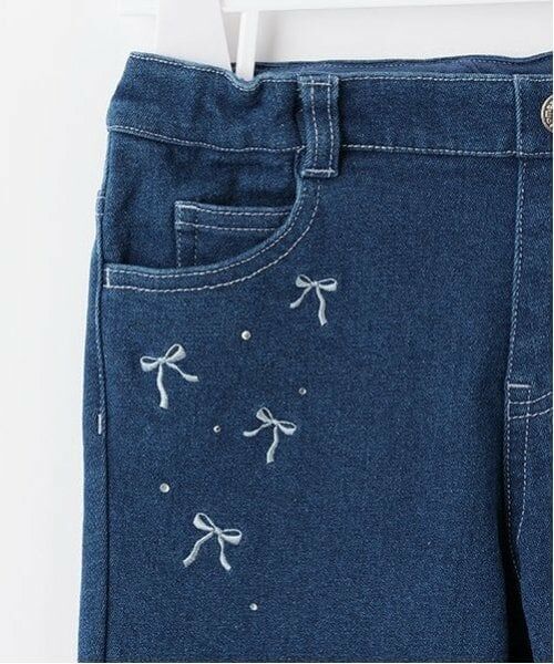 mezzo piano / メゾピアノ その他パンツ | あったかパウダーデニム　ロングパンツ | 詳細7