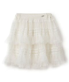 mezzo piano / メゾピアノ ミニ・ひざ丈スカート | ランダムチュール　スカート
