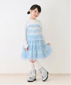 mezzo piano / メゾピアノ ミニ・ひざ丈スカート | ランダムチュール　スカート