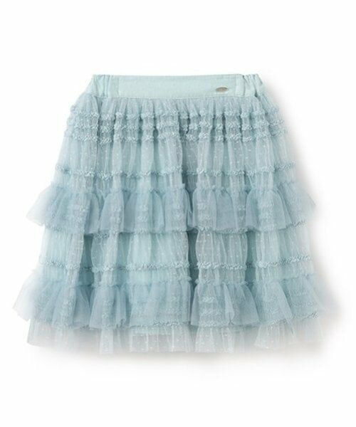 mezzo piano / メゾピアノ ミニ・ひざ丈スカート | ランダムチュール スカート | 詳細14