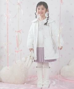 mezzo piano / メゾピアノ ショート・ハーフ・半端丈パンツ | 細プリーツ　スカパン