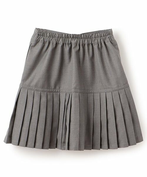 mezzo piano / メゾピアノ ショート・ハーフ・半端丈パンツ | 細プリーツ　スカパン | 詳細1