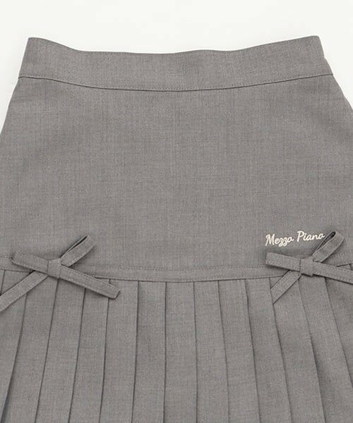 mezzo piano / メゾピアノ ショート・ハーフ・半端丈パンツ | 細プリーツ　スカパン | 詳細2