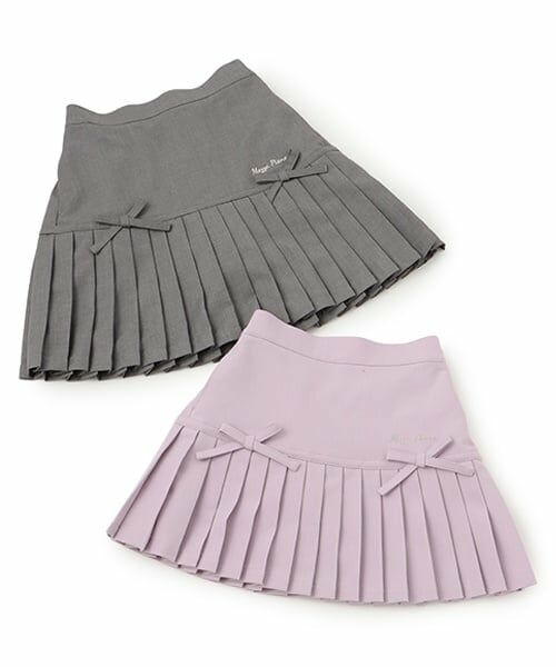 mezzo piano / メゾピアノ ショート・ハーフ・半端丈パンツ | 細プリーツ　スカパン | 詳細9