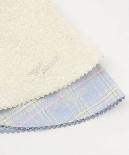 mezzo piano / メゾピアノ ミニ・ひざ丈スカート | シャギーチェック・ボア フレアスカート | 詳細11