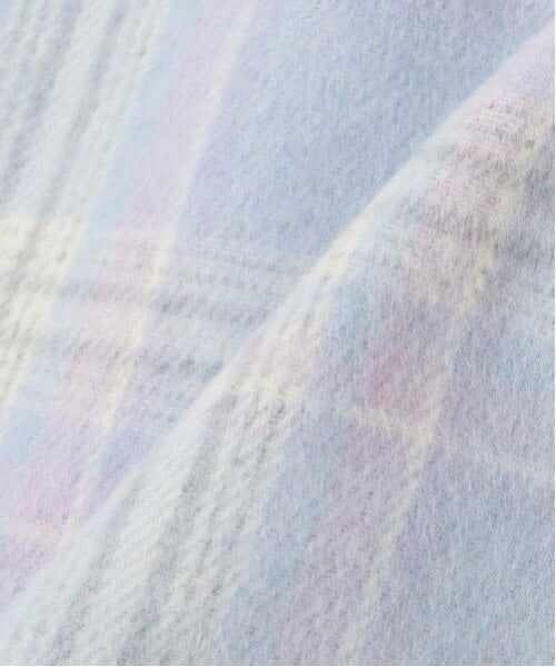 mezzo piano / メゾピアノ ミニ・ひざ丈スカート | シャギーチェック・ボア フレアスカート | 詳細13