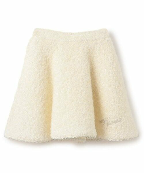 mezzo piano / メゾピアノ ミニ・ひざ丈スカート | シャギーチェック・ボア フレアスカート | 詳細17