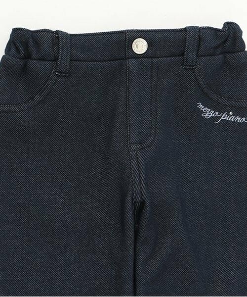 mezzo piano / メゾピアノ その他パンツ | あったか裏シャギーデニム　ロングパンツ | 詳細2