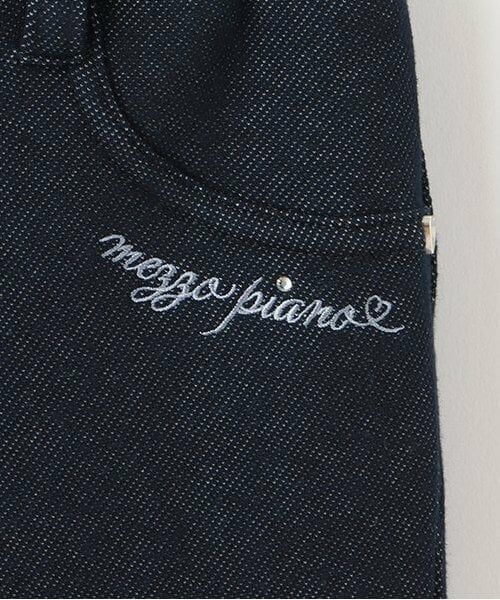 mezzo piano / メゾピアノ その他パンツ | あったか裏シャギーデニム　ロングパンツ | 詳細4