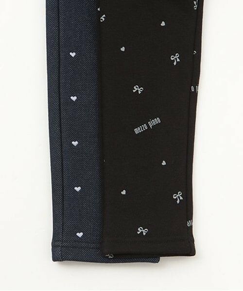 mezzo piano / メゾピアノ その他パンツ | あったか裏シャギーデニム　ロングパンツ | 詳細6