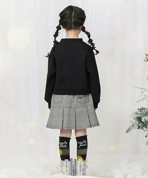 mezzo piano / メゾピアノ ショート・ハーフ・半端丈パンツ | 裏起毛　キラキラパーツ　スカパン | 詳細19