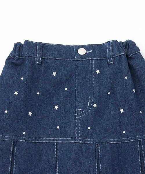 mezzo piano / メゾピアノ ショート・ハーフ・半端丈パンツ | 裏起毛　キラキラパーツ　スカパン | 詳細2